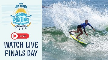 LIVE NOW 🔴  - Finals Day - 2025 ISA World Junior Surfing Championship