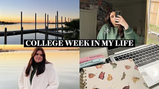 COLLEGE WEEK IN MY LIFE || syllabus week, seeing friends, sailing