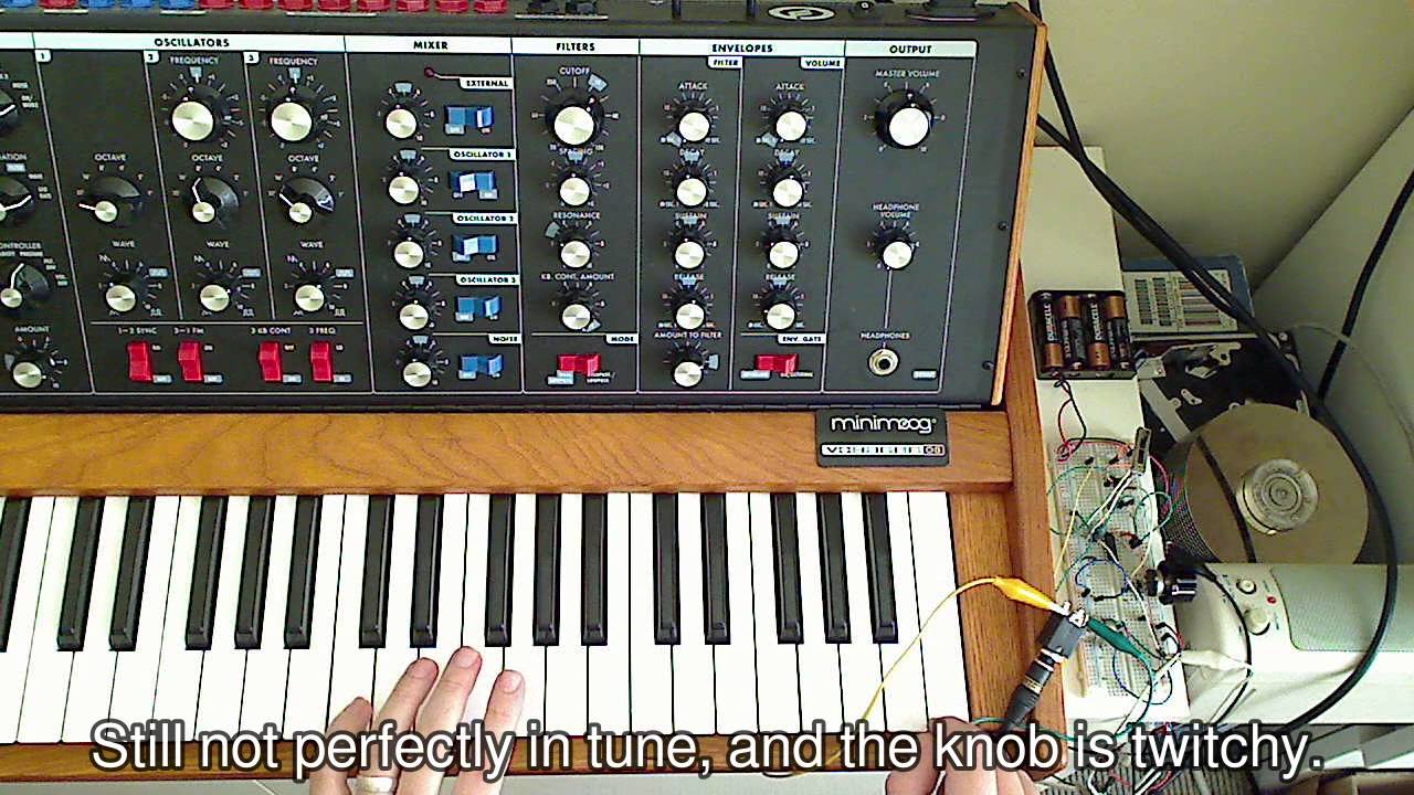 Logic Noise Playing in Tune with an Exponential VCO YouTube