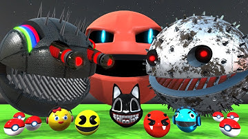 PACMAN & MS-PACMAN & ROBOT PACMAN VS CARTOON CAT & MONSTER PACMAN BEST COLLECTION X-1068