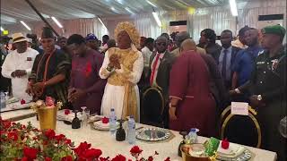 Osun state Governor, Ademola Adeleke shows off dancing skills at the OVATION CAROL 2022