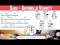 Sara - Antonello Venditti - Chitarra Accordi e Ritmo