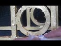 Applying Genuine Gold leaf or Imitation Gold leaf to metal surfaces. Applying Genuine Gold leaf or Imitation Gold leaf to metal surfaces.