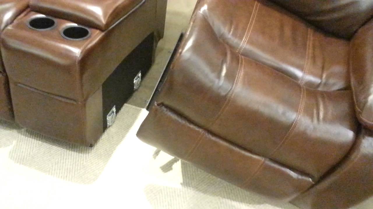 taking apart leather recliner sofa