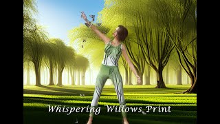 Dance With Luna: The Whispering Willows Waltz | Sustainable Printery