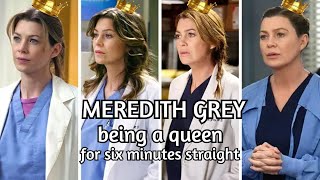 Meredith Grey being a queen for 6 minutes straight