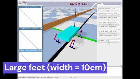 pyBullet of 4BQx robot (part 3 : different geometries)