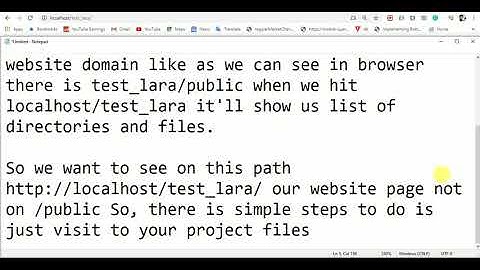 How to remove public folder from path in laravel