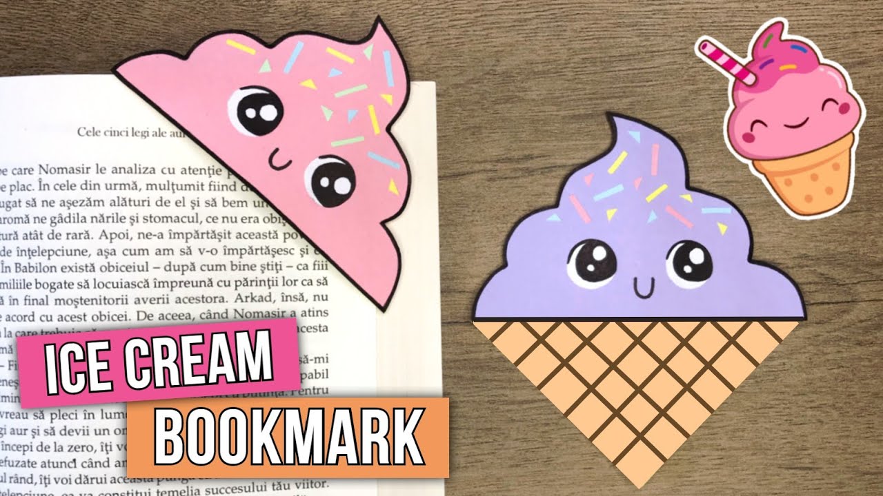 DIY kawaii Bookmarks / Origami Bookmarks idea / How to make a paper bookmark  / Crafts idea 