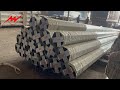 Steel Poles With Welded Bottom Plate