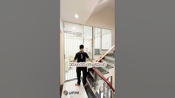 CỬA XẾP NHỰA TRONG NGĂN GIẬT CẤP CẦU THANG | RÈM CỬA SIFINI  #remcuasifini