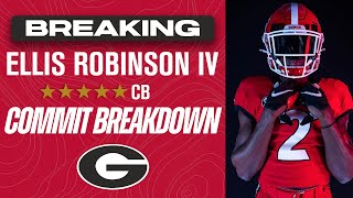 Georgia Bulldogs land FIVE STAR Ellis Robinson, the No. 1 ranked CB in 2024 | UGA recruiting