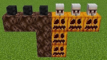 How to Create a Double Pumpkin Wither?