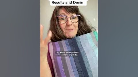 Your Colour Analysis Results and Denim #coloranalysis #colouranalysis