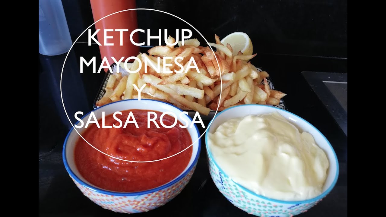 FACIL KETCHUP + MAYONESA + SALSA ROSA + COMO PASTEURIZAR 1 HUEVO TODO