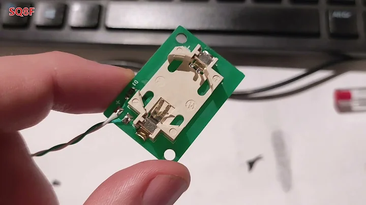 #11 IC-7300 (IC-7100) clock battery mod