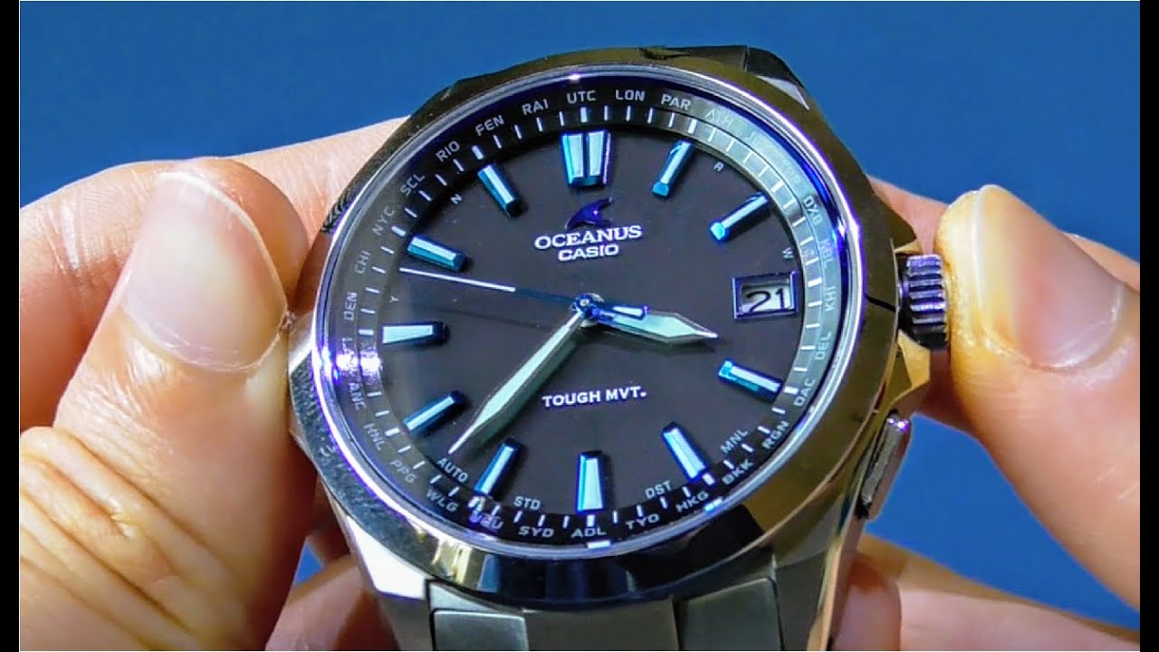 Casio Oceanus, The more I handle other watches the more I like my Oceanus.  - YouTube