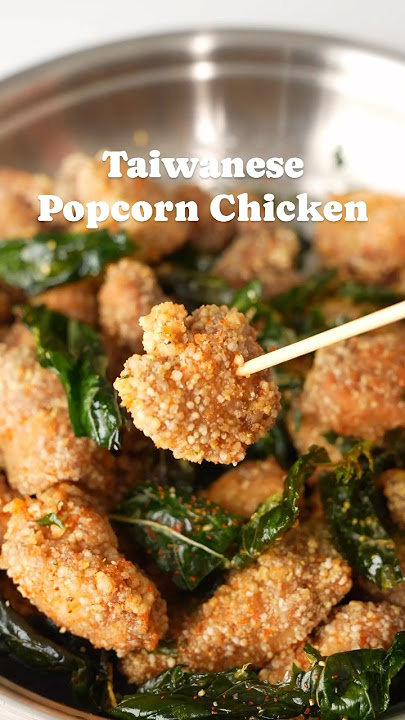 How to make Taiwanese Popcorn Chicken with basil