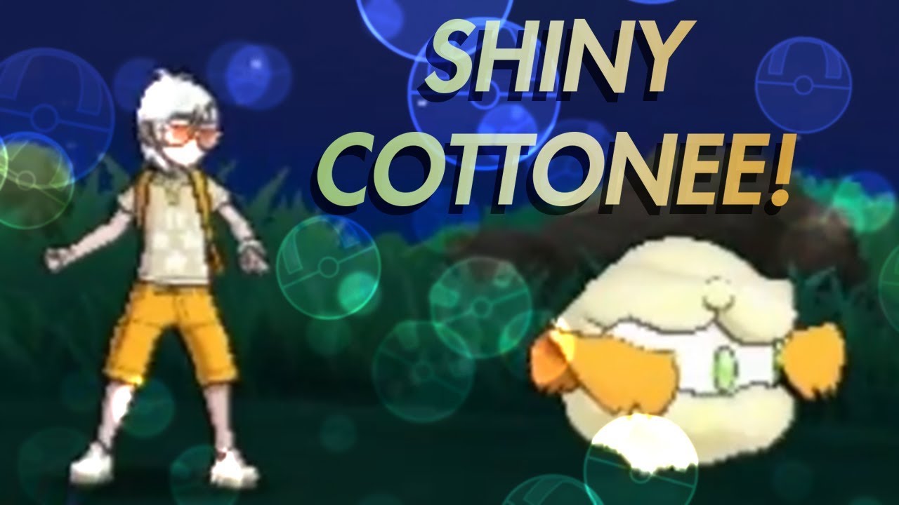 Pokemon Sun/Moon Live Shiny Cottonee in 323 encounters SOS chain! My first shiny on stream!!!