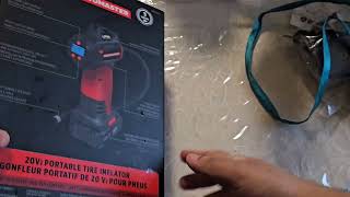 Motomaster 20V Tire Inflator Part 1