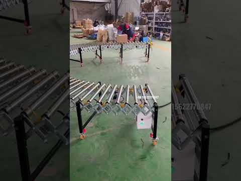 Flexible rollers conveyors