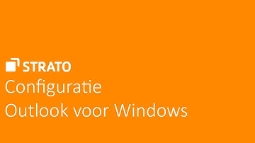 Outlook voor Windows configureren | STRATO Tutorial