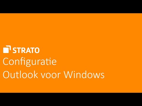 Outlook voor Windows configureren | STRATO Tutorial