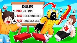 Bedwars Group Had RULES, So I BROKE THEM ALL! (Roblox Bedwars)