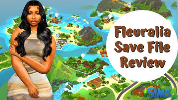 WEDDING VENUES, FESTIVALS,AND MORE🔥💯| THE SIMS 4 SAVE FILE REVIEW