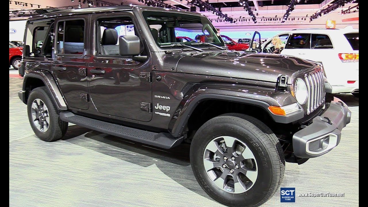 2018 Jeep Wrangler Sahara Exterior And Interior Walkaround Debut At 2017 La Auto Show