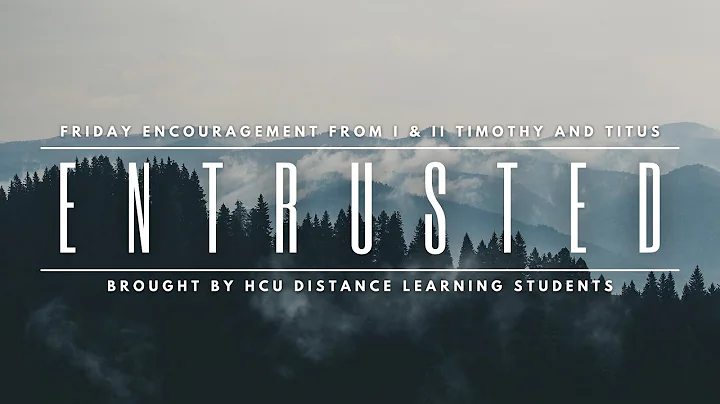 Entrusted: The Goal of Our Instruction | Cory Wadd...