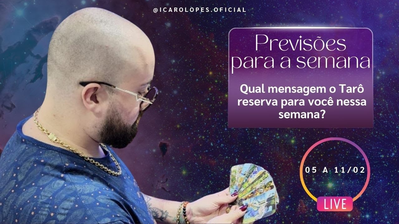Energias da semana (05 a 11/02) + conselho especial para você! - YouTube