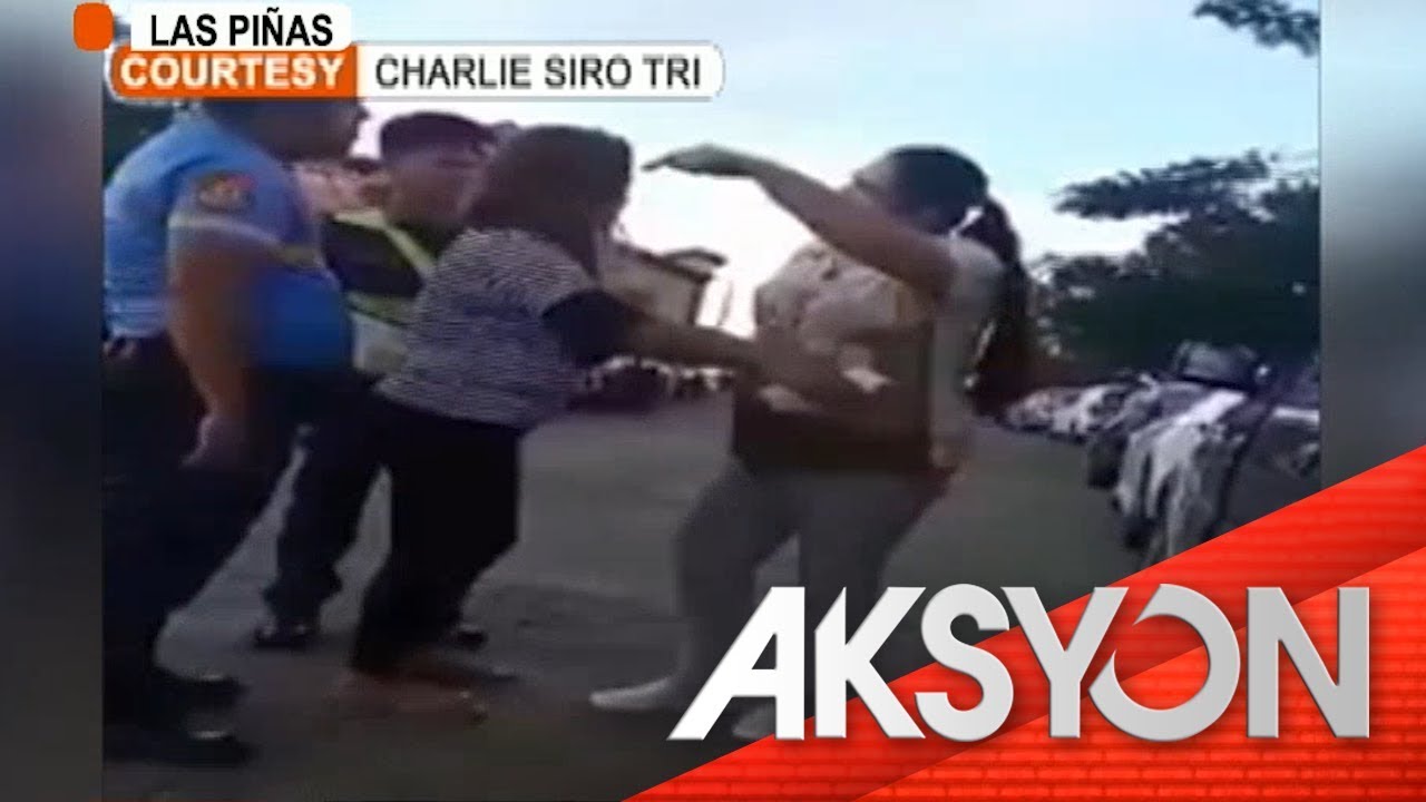 Babaeng nanuntok ng pulis