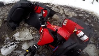 Видео Погружение Honda TRX680FA и собираем Arctic Cat 650 (автор: BaltRiders)