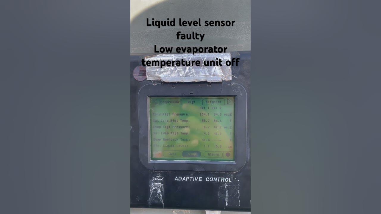 Low evaporator temperature unit off YouTube