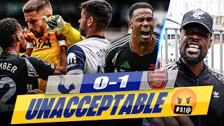 Thumbnail for 3 LOSSES AT HOME IN A ROW IS UNACCEPTABLE 🤬 I'M FUMING!!! Tottenham 0-1 Arsenal EXPRESSIONS REACTS