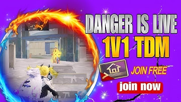 BGMI LIVE STREAM 🔥 1v1 TDM CUSTOM ROOM + CLASSIC RANKED PUSH | PUBG Mobile | Dangerislive85