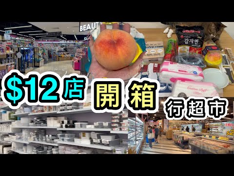 【開箱】DAISO $12店➕AEON超市👊行街街🚶‍♂️買生活家品及生果🍑性價比高的韓國水蜜桃😋收納好物👊Daiso必買｜Daiso好物｜香港好去處｜大創百貨｜油塘大本型｜超市開箱｜12蚊｜家品收納