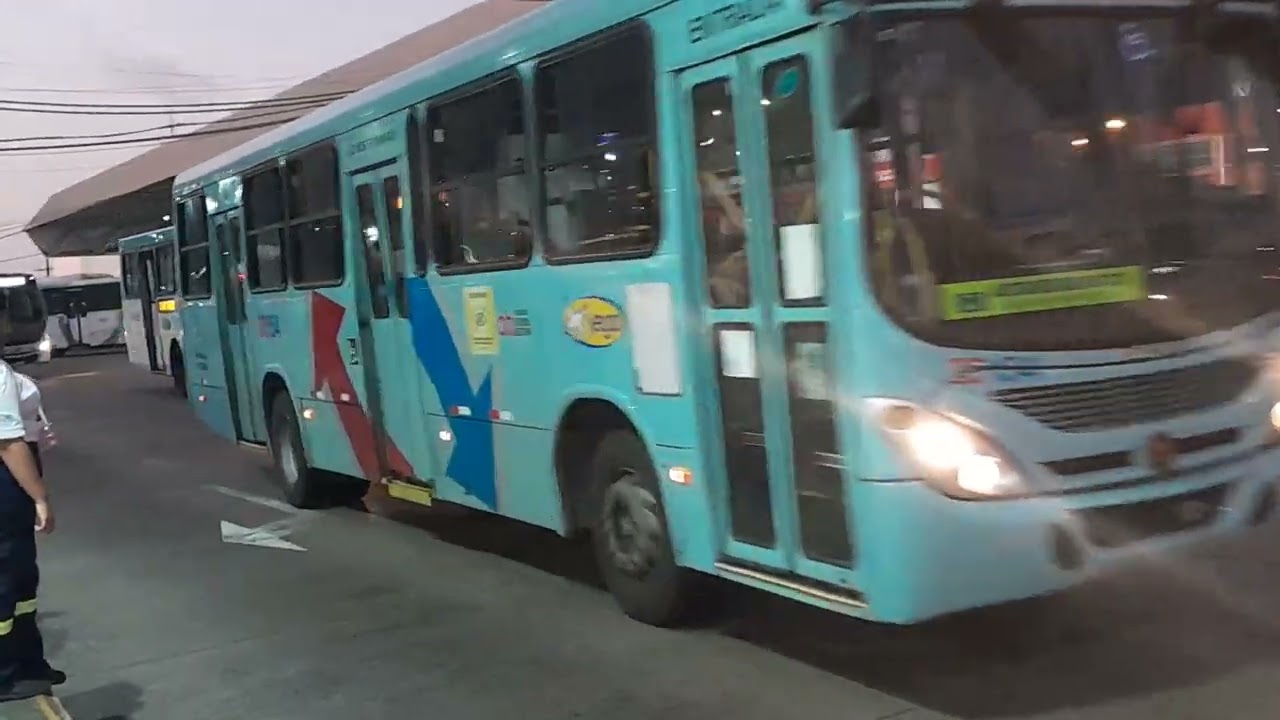 movimentação de ônibus terminal Antônio bezerra