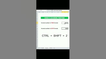 DATE and TIME - Shortcut Keys