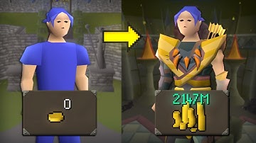 How I Made Max Cash Starting From 0 GP In RuneScape