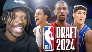 I Reacted To a 2024 NBA Mock Draft