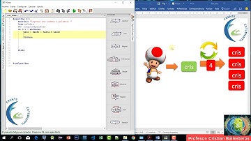 mostrar una cadena n veces deacuerdo a su longitud  en Pseint