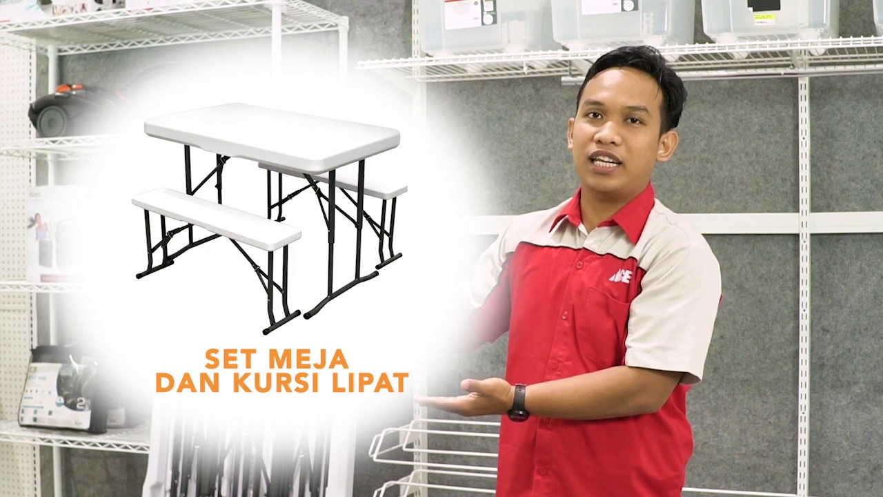 Set Meja  dan Kursi Lipat  ACE YouTube 