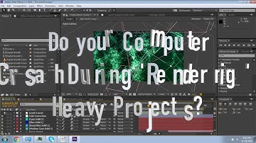 How to: Quick Fix to crashing during rendering heavy projects