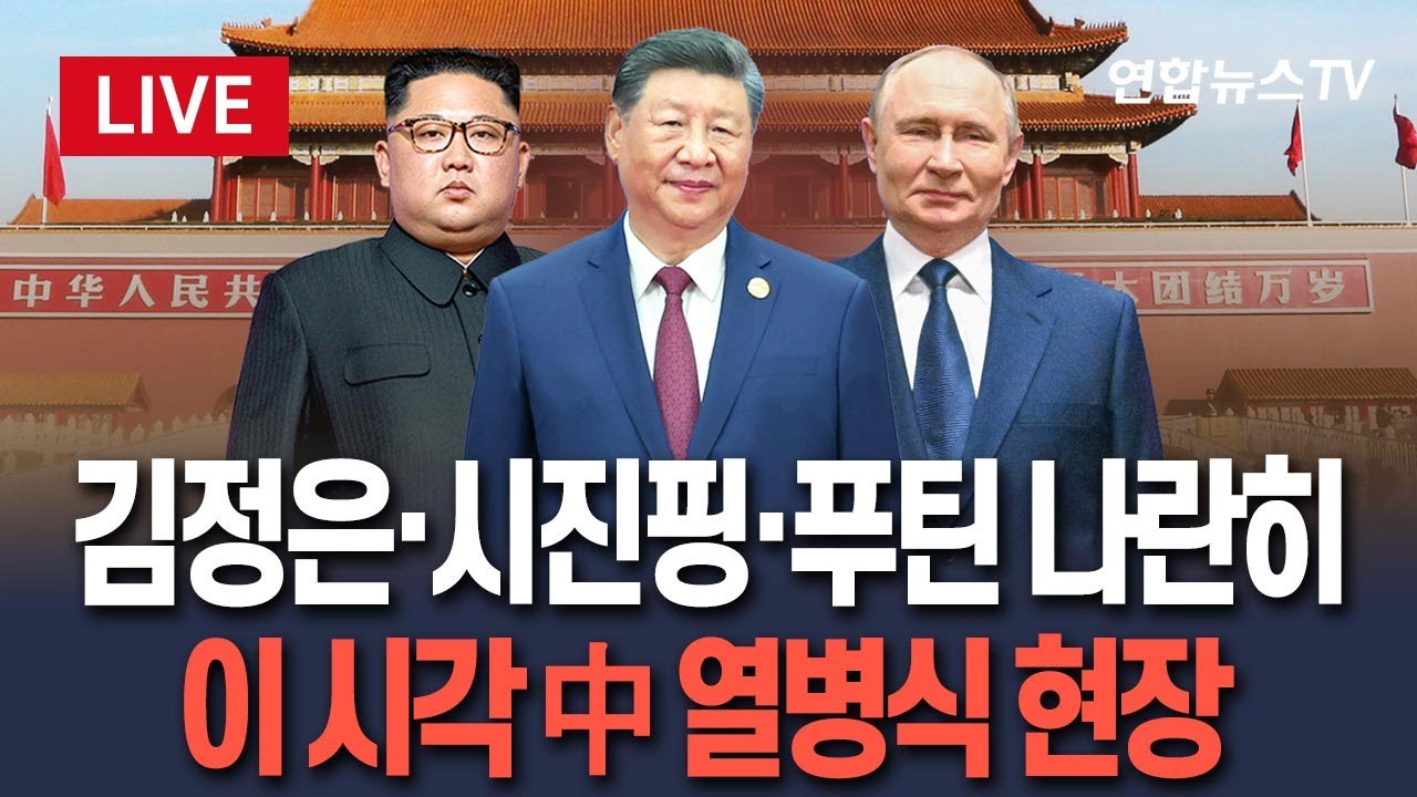 전승절 열병식 전경