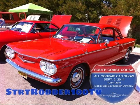 Corvair Car Show 2014 Bob S Big Boy Broiler Downey Cali