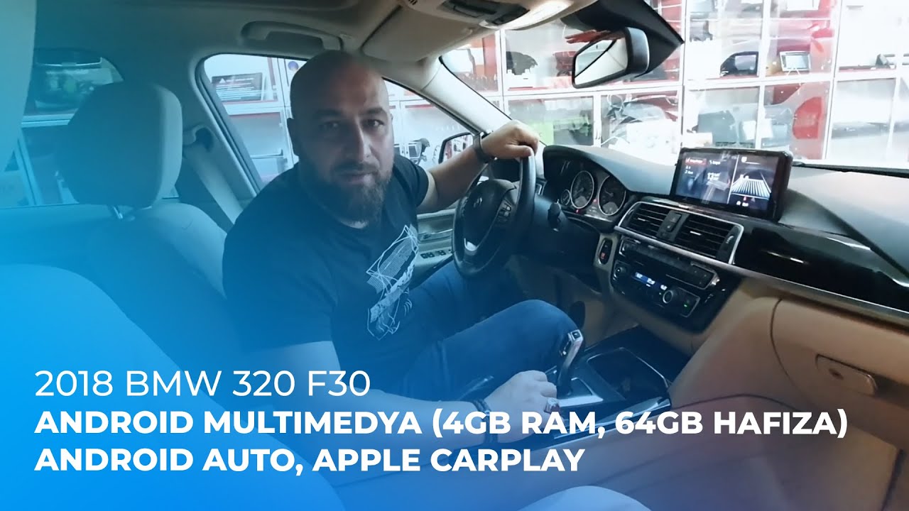 2018 BMW 320 F30 // Android Multimedya (4GB Ram, 64GB Hafıza) Android Auto, Apple CarPlay