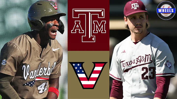 Texas A&M vs #22 Vanderbilt (G3) | 2025 College baseball Highlights