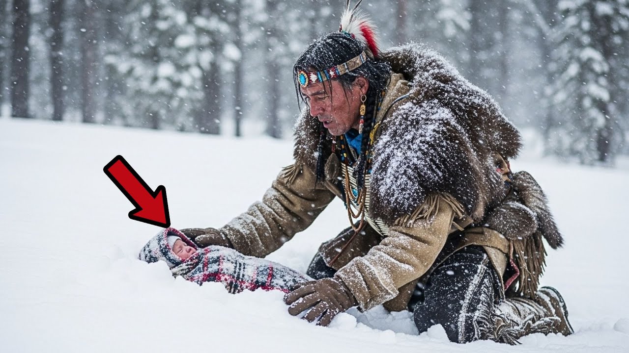APACHE SOLITARIO HALLÓ BEBÉ ABANDONADA EN NIEVE— y arriesgó su honor tribal para criarla como hija